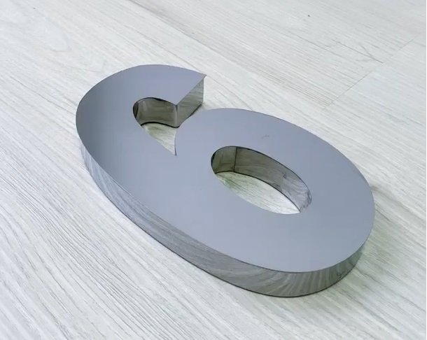 NUMERO RESIDENCIAL INOX (NO 2) - CART