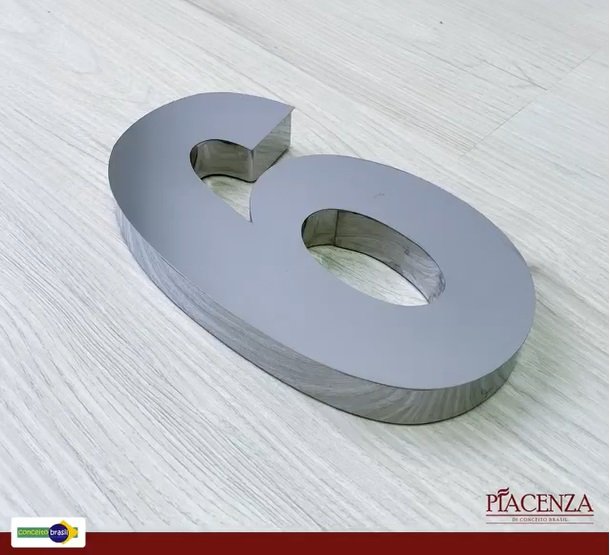 NUMERO RESIDENCIAL INOX (NO 7) - CART