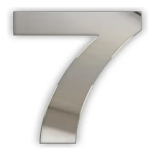 NUMERO RESIDENCIAL INOX (NO 7) - CART