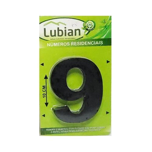 NUMERO RESIDENCIAL INOX (NO 9) - CART