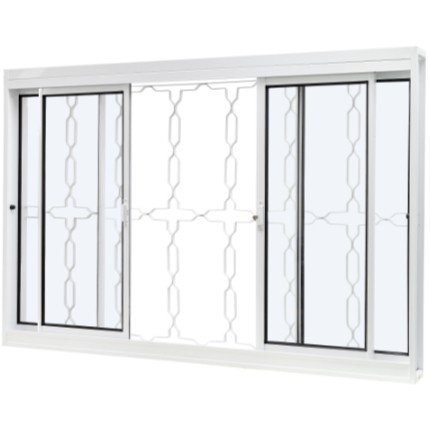 JANELA CORRER CENTRAL C/GRADE CORRENT 1.50M