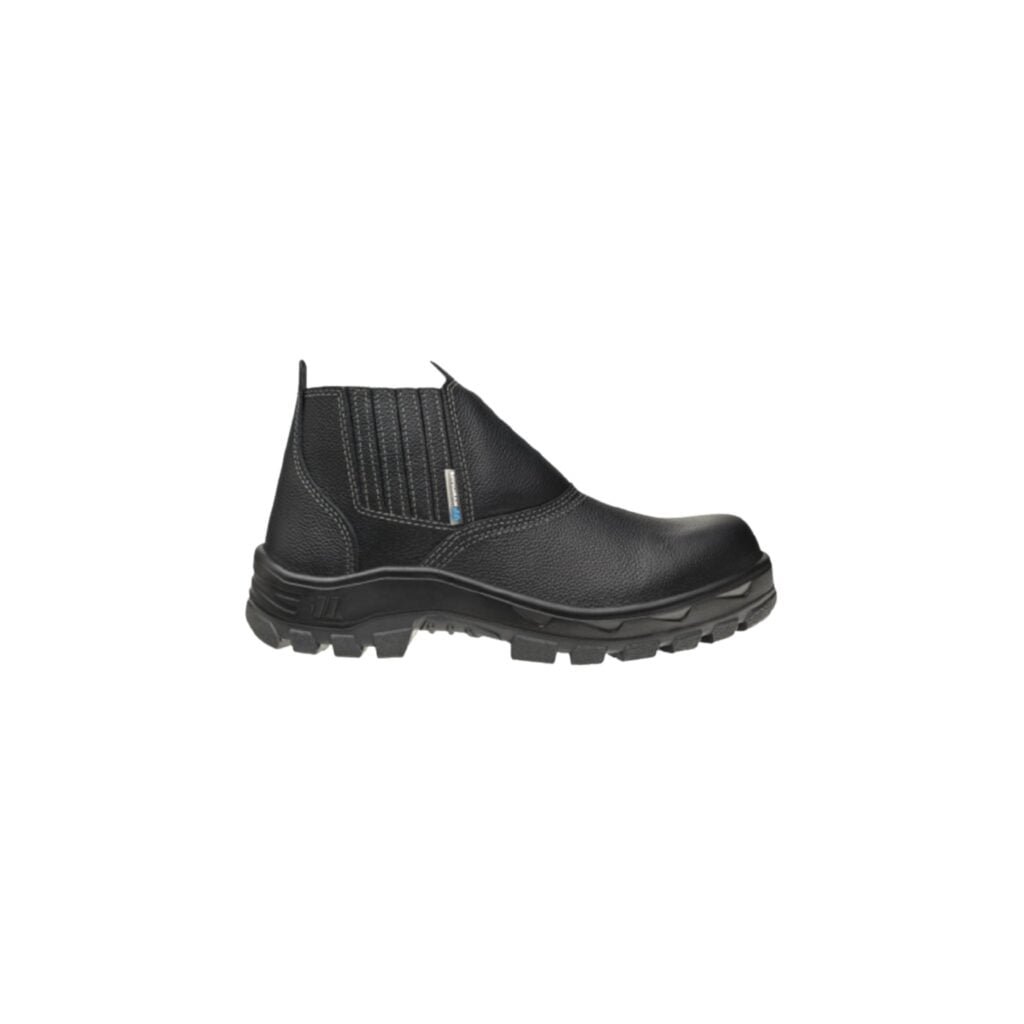 BOTA ELAST. BICO PLAST. COURO PT 39