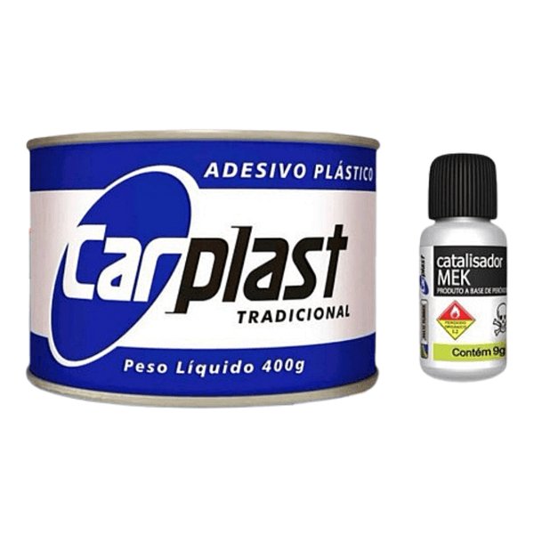 MASSA PLASTICA BRANCA CARPLAST 400G