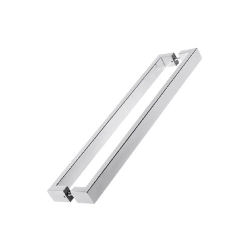 PUXADOR RETANGULAR 40X20 800MM - INOX ESCOVADO