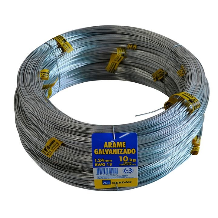 ARAME GALV 16 = 1,65MM 1KG BELGO/VONDER