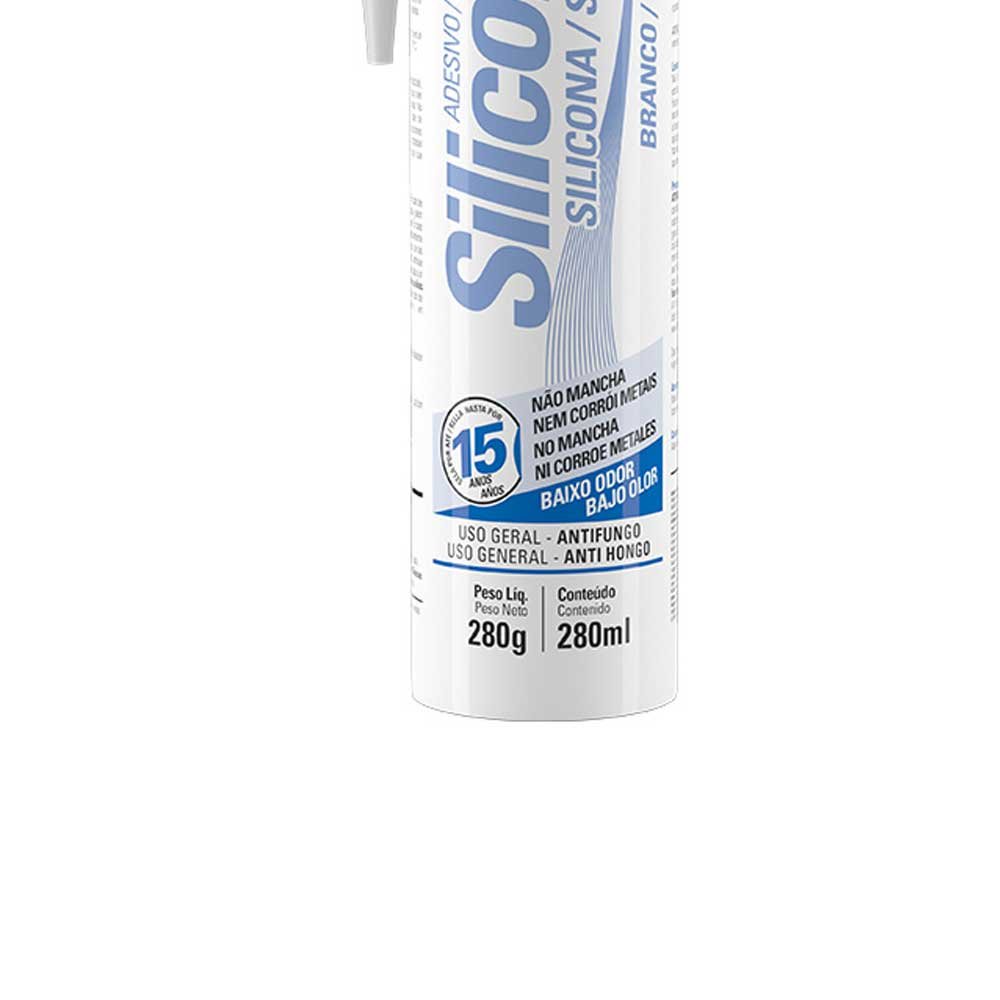 SILICONE NEUTRO 280G BRANCO