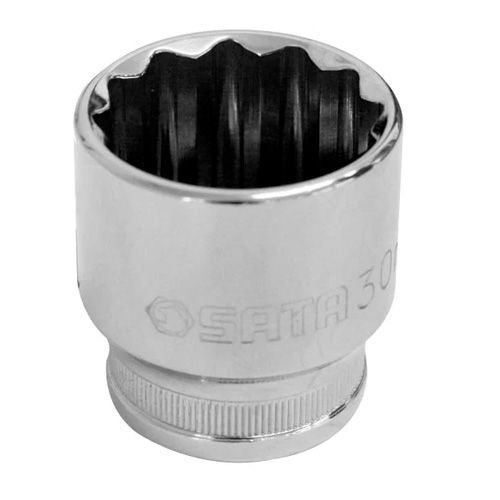 SOQUETE ESTRIADO 1/2" SATA 13MM