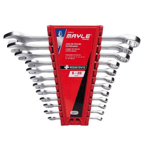 JG CH COMBINADA MAYLE 6A22MM 12 PCS RACK