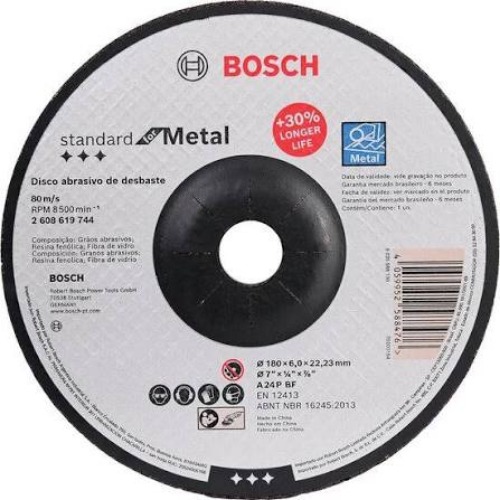 DISCO DESBASTE 7" X 7/8" - 180X60MM STANDARD