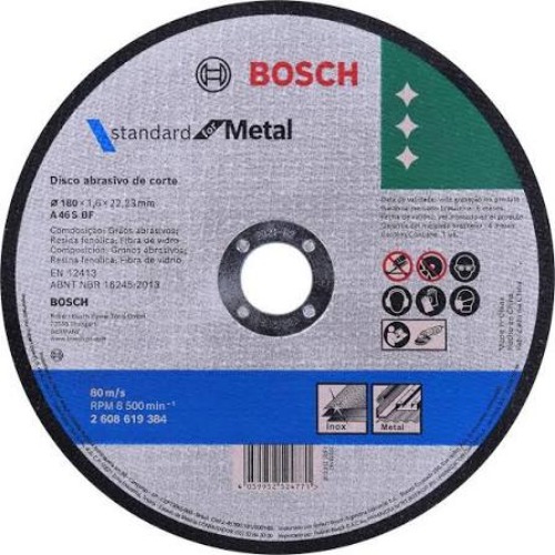 DISCO CORTE INOX 7" X 7/8" STD METALINOX