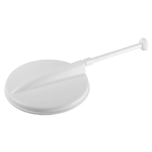 CHUVEIRO PLASTICO BRANCO 12" X 1/2"