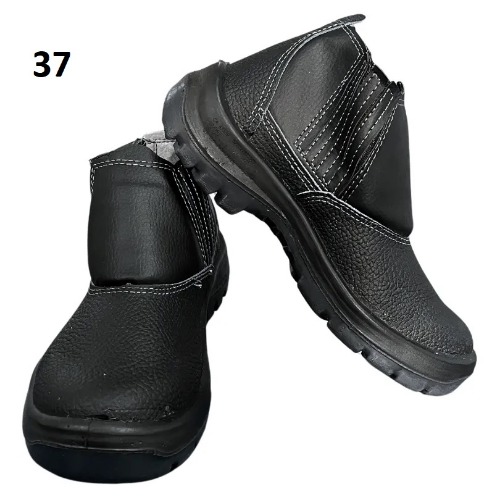BOTA PT ELASTICO COURO BICO PU BIDEN. 37