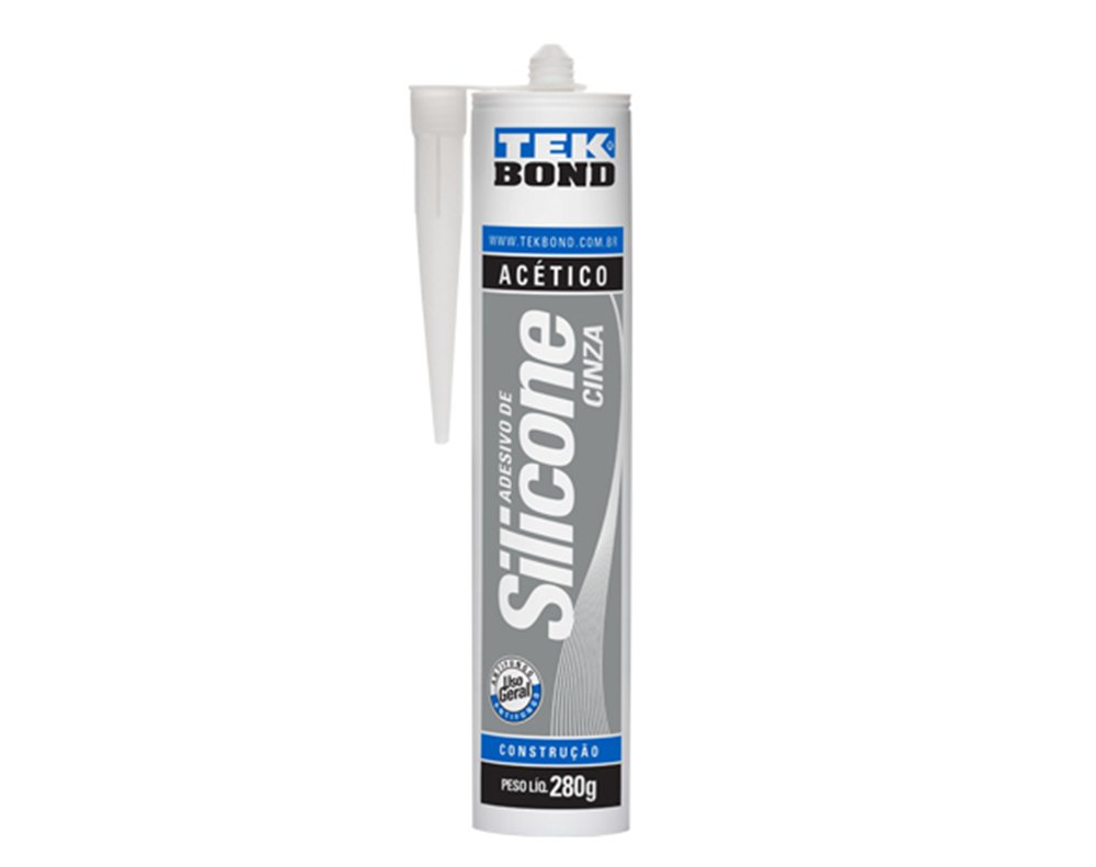 SILICONE ACETICO 280G CINZA