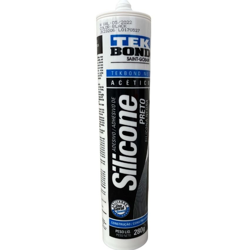 SILICONE ACETICO 280G PRETO