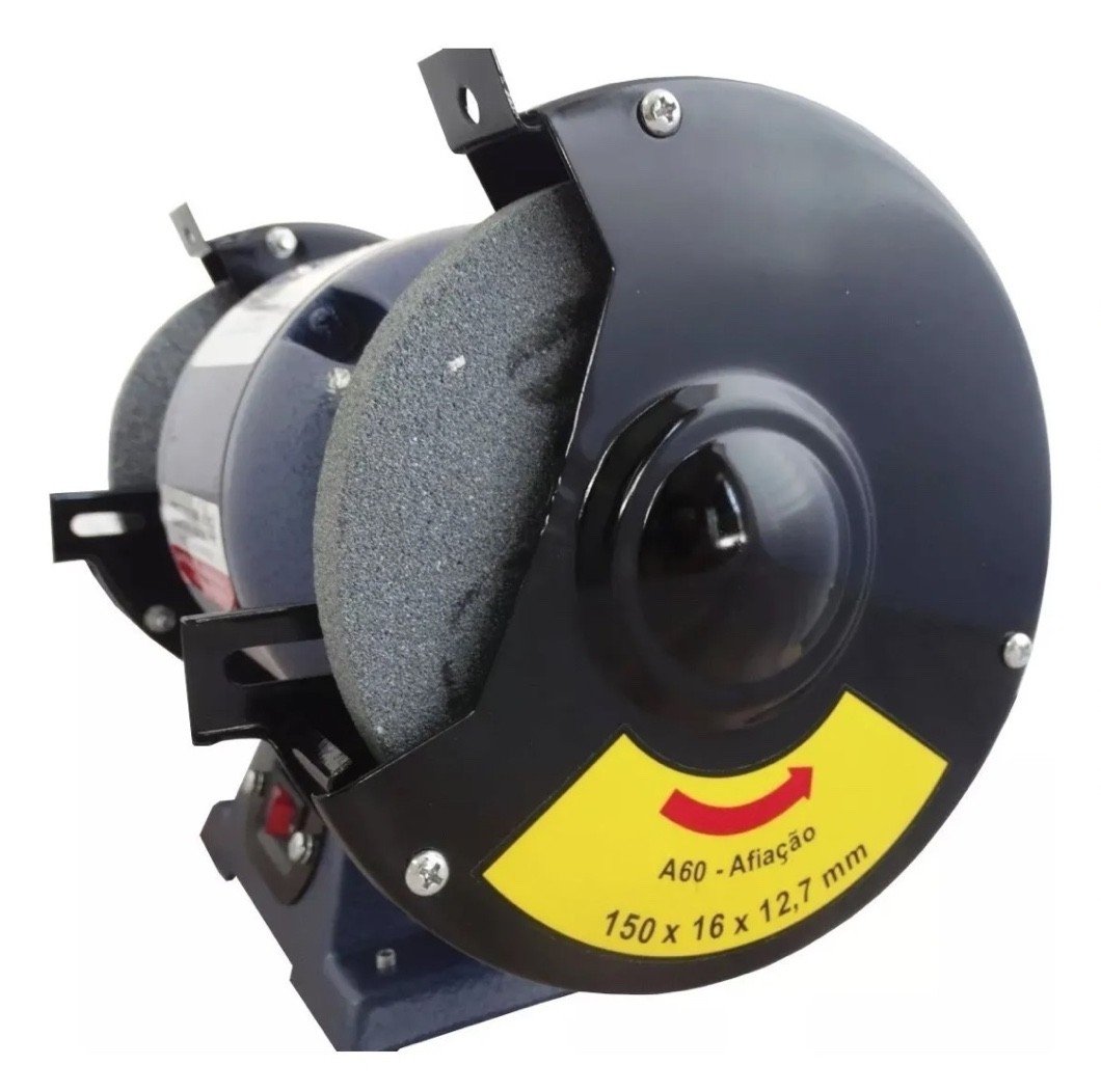 MOTOESMERIL PLUS 05" 1/4CV BIVOL 150W C/REBOLO A36 E