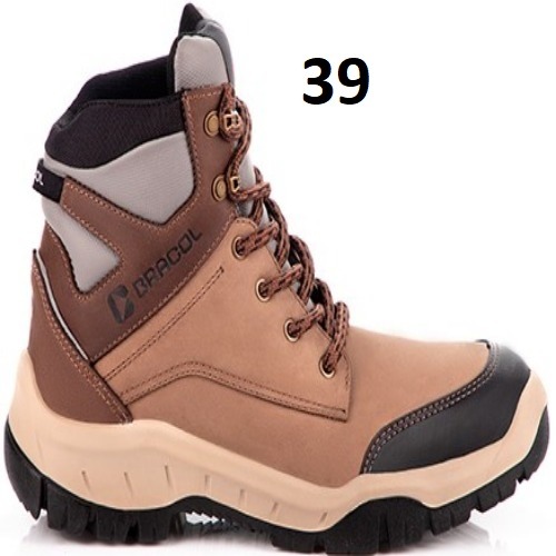 BOTA EVEREST AREIA COURO B/PLAST 39