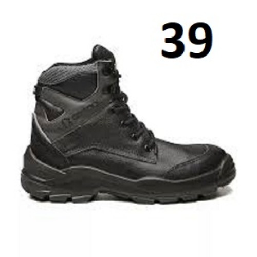 BOTA EVEREST PRETA COURO B/PLAST 39