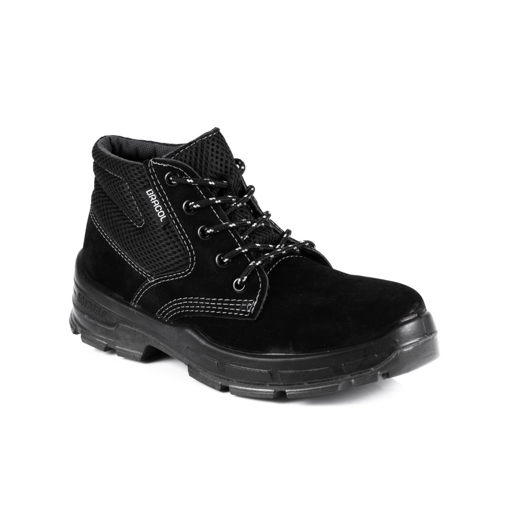 BOTA EVEREST PRETA COURO B/PLAST 40