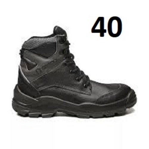 BOTA EVEREST PRETA COURO B/PLAST 40