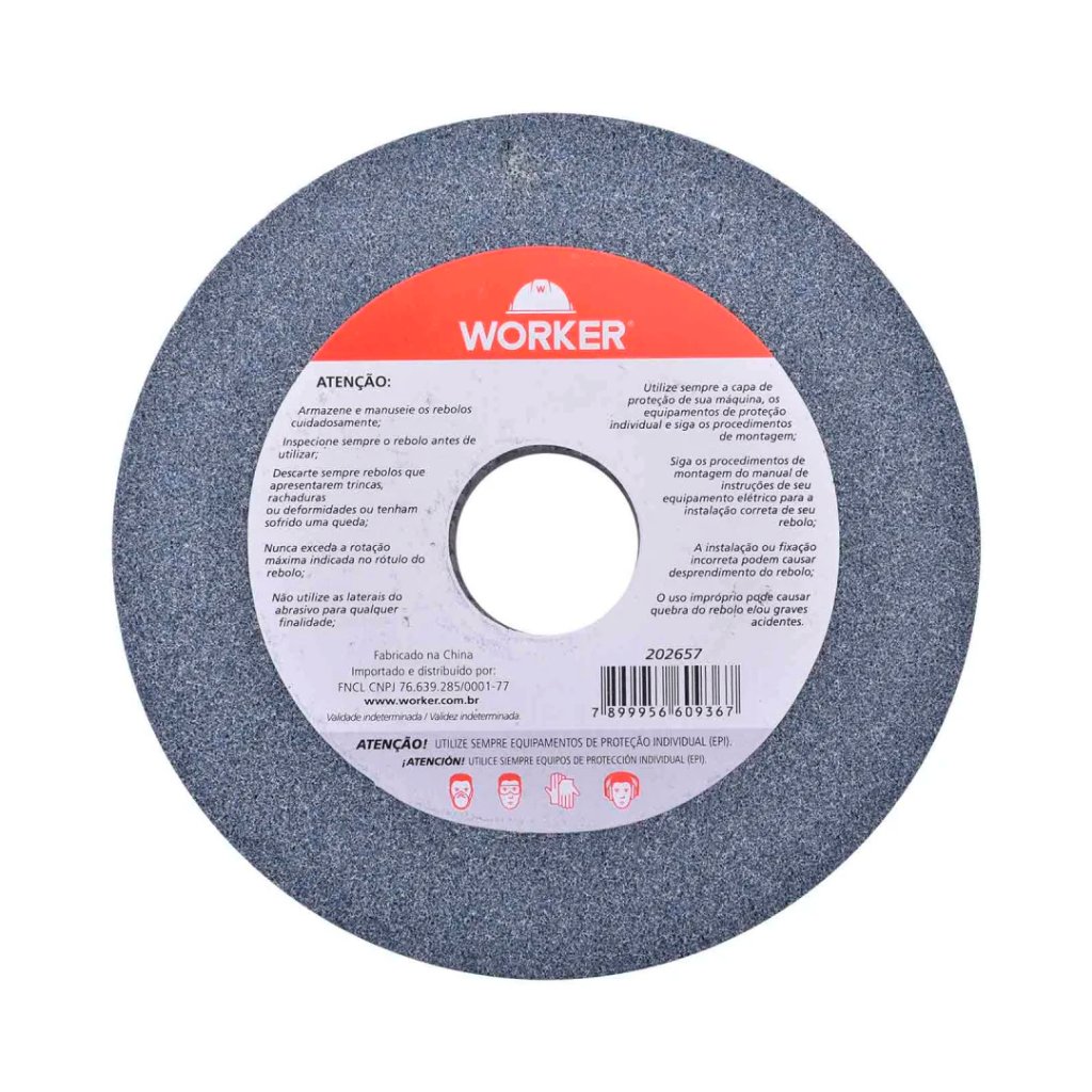 REBOLO GERAL 6"X3/4"X1.1/4" FINO - G60