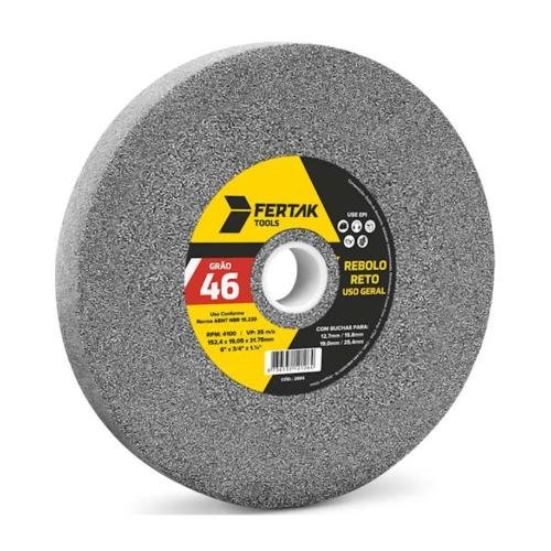REBOLO GERAL 6"X3/4"X1.1/4"MEDIO - G46