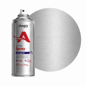 TINTA SPRAY ANJO USO GERAL ALUMINIO 400 ML