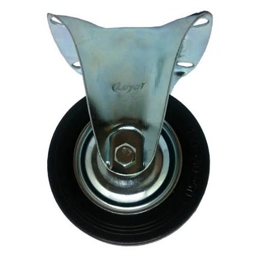 RODIZIO BORRACHA FIXO 4" - LOYAL