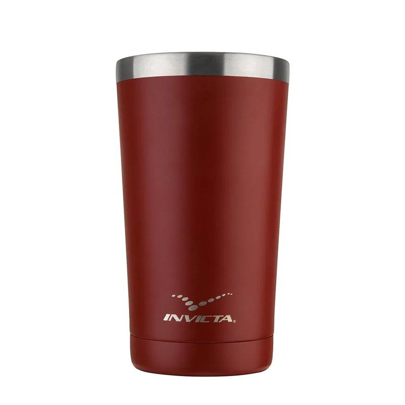 COPO TERM INVICTA 500ML - VERMELHO S/ TAMPA