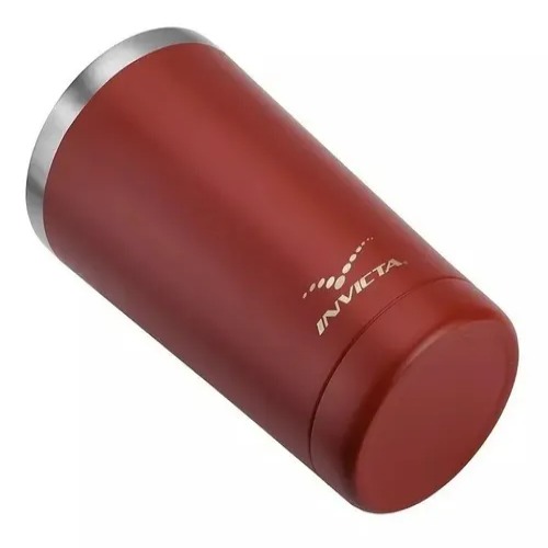 COPO TERM INVICTA 500ML - VERMELHO S/ TAMPA