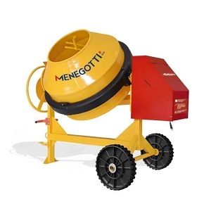 BETONEIRA 400L RENTAL MOTOR MONO 2CV 220V 4P C/RODA PLASTICA