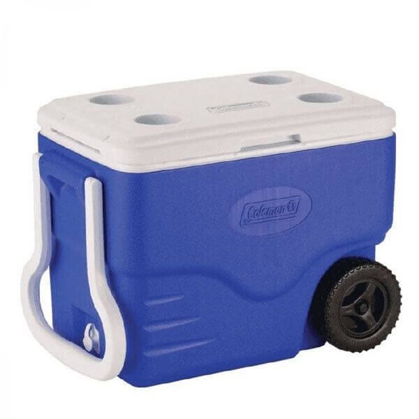 CAIXA TERMICA 38L AZ ROYAL C/RODAS COLEMAN