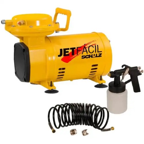 COMPRESSOR AR DIRETO JET FACIL 1/3 HP C/PISTOLA