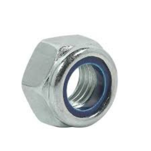 PORCA SEXT. ZINC. MA 12MM C/INSERTO NYLON