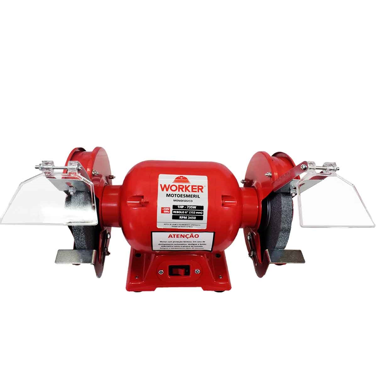 MOTO ESMERIL 1HP 735W BIVOLT - WORKER
