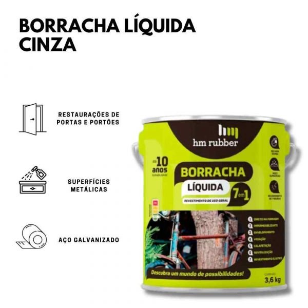 HM BORRA LIQ T400 CINZA 3,6 KG