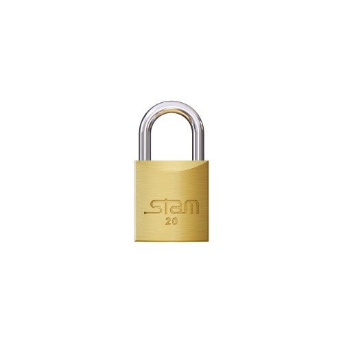 CADEADO STAM 20 MM LATONADO