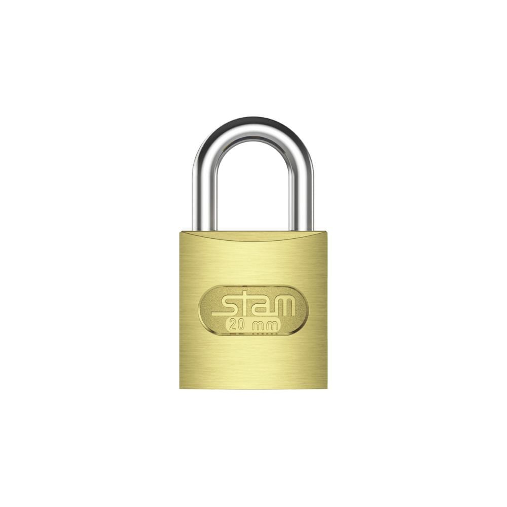 CADEADO STAM 20 MM LATONADO