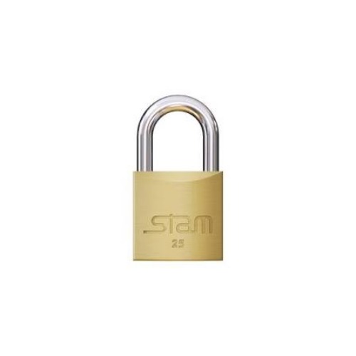 CADEADO STAM 25 MM LATONADO