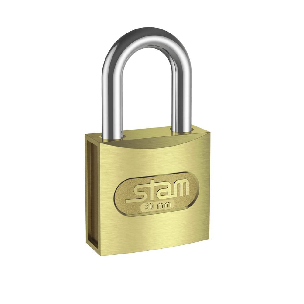 CADEADO STAM 30 MM LATONADO
