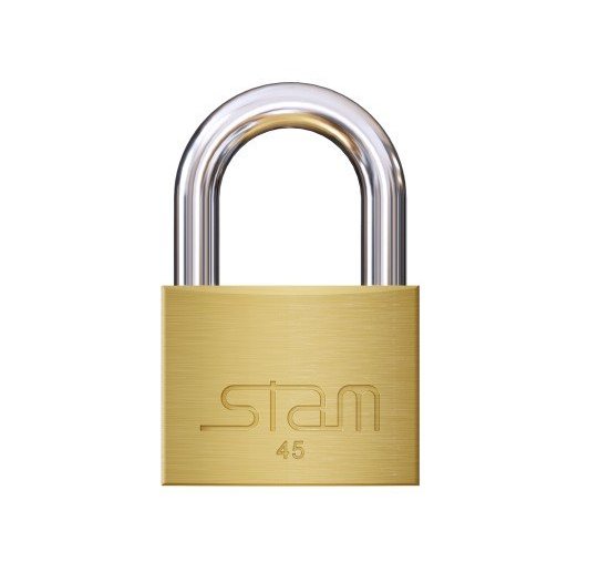 CADEADO STAM 45 MM LATONADO