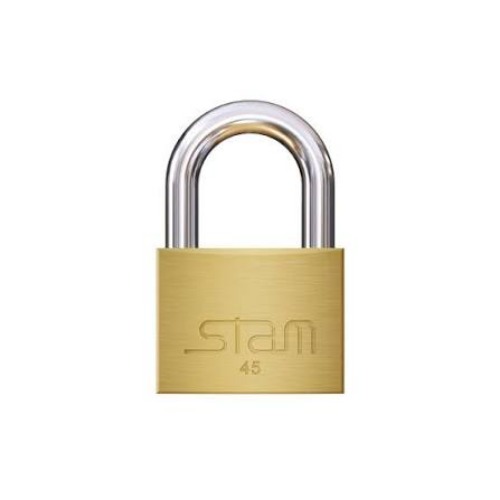 CADEADO STAM 45 MM LATONADO
