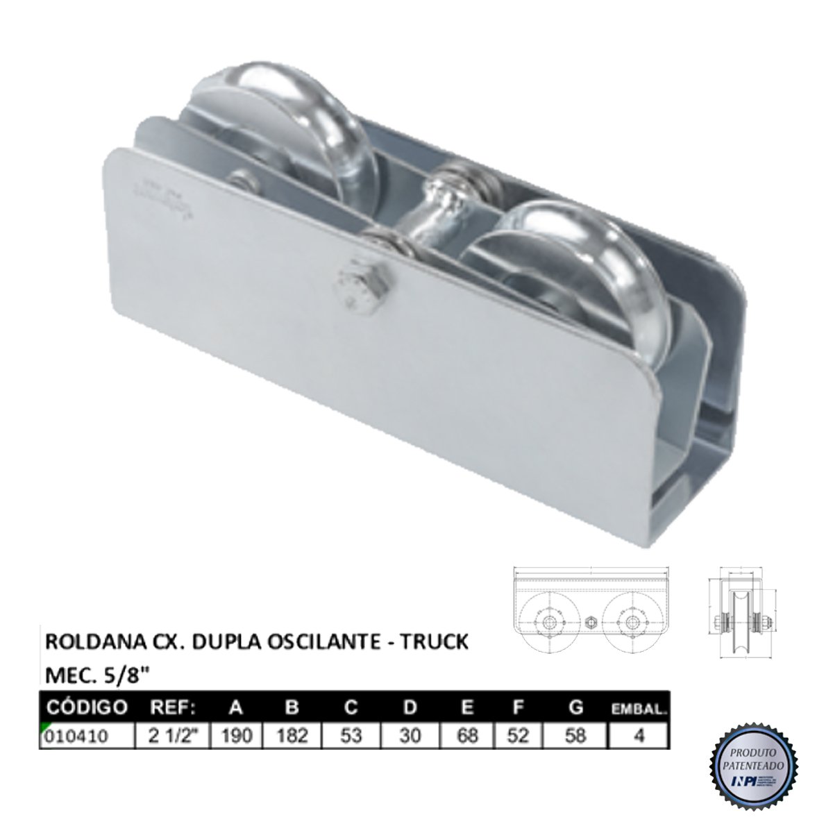 ROLDANA TRUCK 3" SR