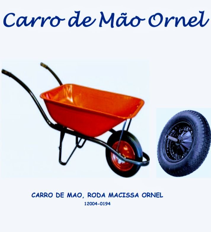 RODA MACICA CARRO DE MAO ARO 19