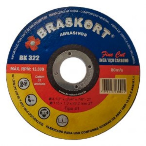 DISCO CORTE 14" X 4.0 X 1" BRASK