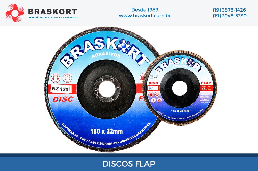 DISCO FLAP 7" #80 BRASK