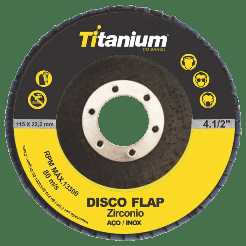 DISCO FLAP 7" #80 TITANIUM