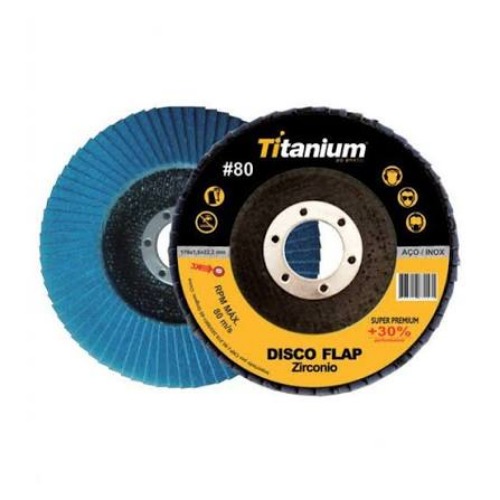 DISCO FLAP 7" #80 TITANIUM
