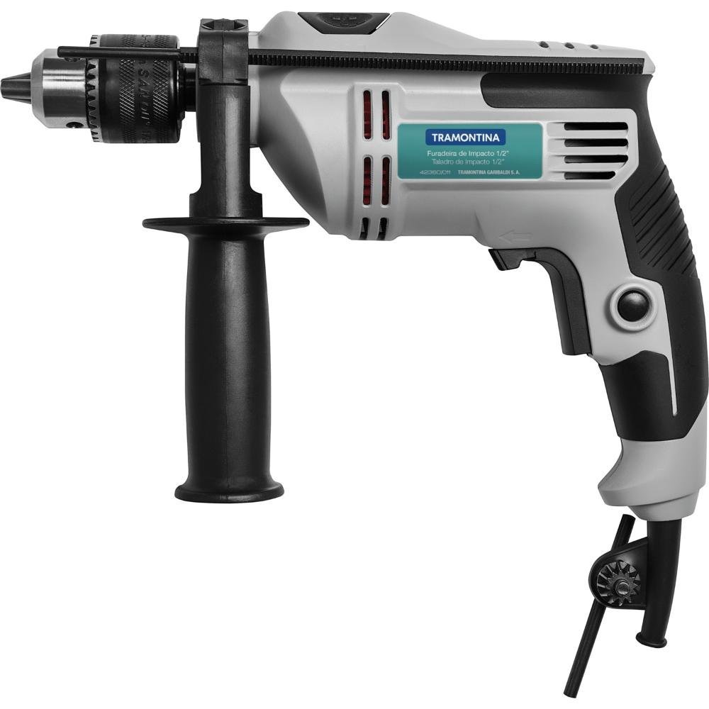 FURADEIRA DE IMPACTO TRAMONTINA 1/2 127V 500W 2900RPM