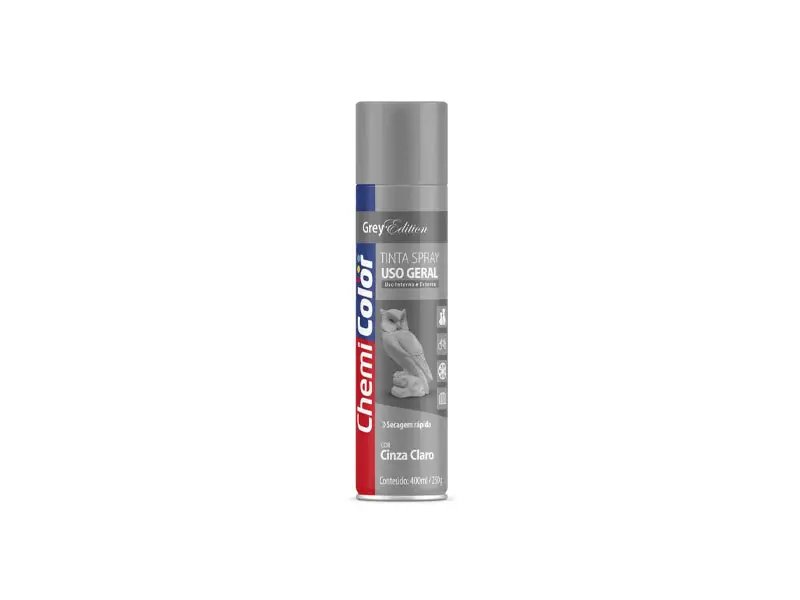 TINTA SPRAY P COLOR CINZA CLARO
