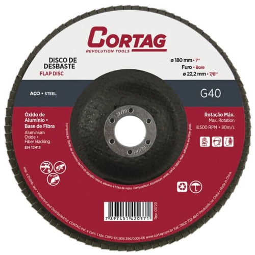 DISCO FLAP 7" G40 CORTAG